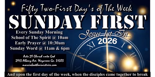 Sunday First
