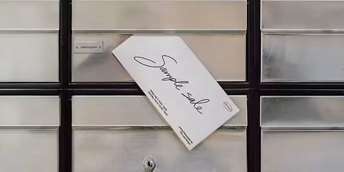 Oval Square Sample Sale