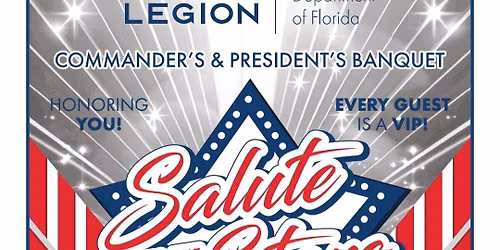 2026 Commander\u2019s & President\u2019s \u201cSalute to the Stars\u201d Banquet | Hilton Orlando | South Ballroom
