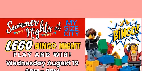LEGO Bingo Night at My Size City