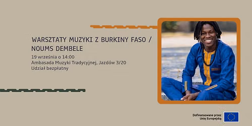 Warsztaty muzyki z Burkiny Faso \/ Noums Dembele 19.09.2026