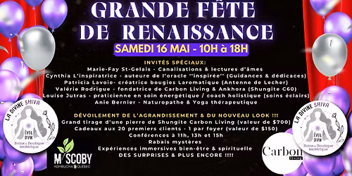 \u2728\ud83c\udf3f GRANDE F\u00caTE DE RENAISSANCE \ud83c\udf3f\u2728 (R\u00e9ouverture - D\u00e9voilement de l\u2019agrandissement & du nouveau look)
