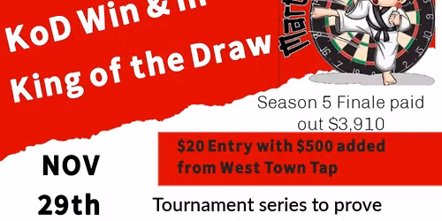 Martial Darts KoD Win & In King of the Draw