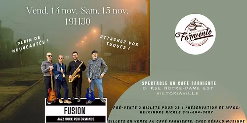 Fusion Jazz \u00e0 La Farniente