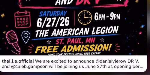 Dr V & The Prescription with The LIE and Caleb Gampson