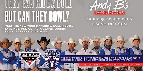 Professional Bull Riders Meet & Greet with New York Mavericks
