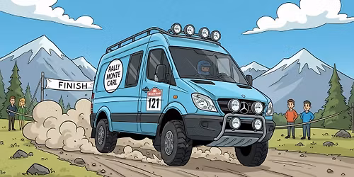 Rally Monte Carl #121 - Glassbilen