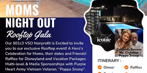4th Annual Veterans Charity - Moms Night Out: Rooftop Gala