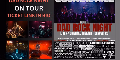 Dad Rock Night (2000s Rock Tribute) presented by Council Hill