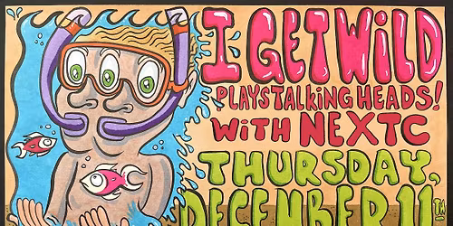 I Get Wild plays Talking Heads and NeXTC