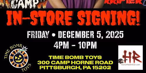 Felissa Rose in store appearance at Time Bomb Toys