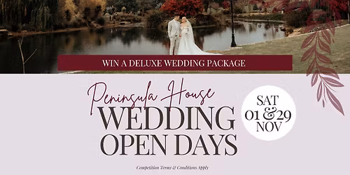 Wedding Open Day: WIN Deluxe Wedding Package!