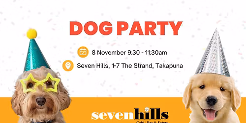 Dog Party (drop in anytime between 9:30 - 11:30am)