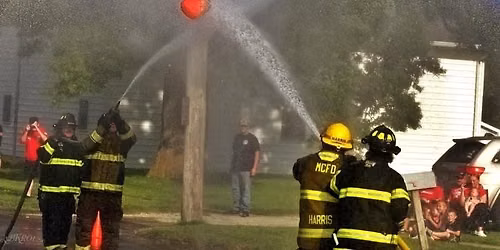Fire Department Water Ball Battle