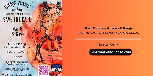\ud83d\udca5 Bang Bang Babes: Ladies\u2019s Night at Best Defense Armory & Range \ud83d\udca5