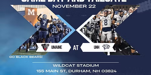 UMaine Football at UNH - Tailgate and Game!