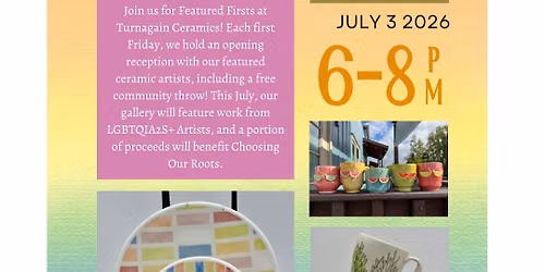 First Friday at Turnagain Ceramics