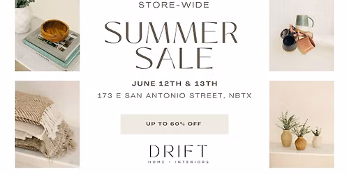 Summer Design Studio & Shop Sale!
