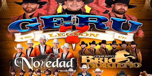 MIERCOLES 26 DE NOVIEMBRE GERU Y SU LEGION 7 TODOS $25 ANTES DE LAS 8.30 PM