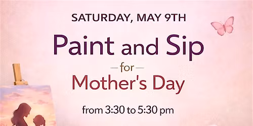 Mothers Day Weekend Paint and Sip  art class in Wynwood