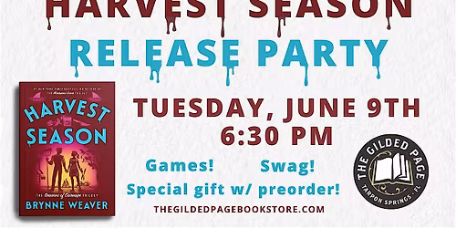 Harvest Season Release Party at The Gilded Page