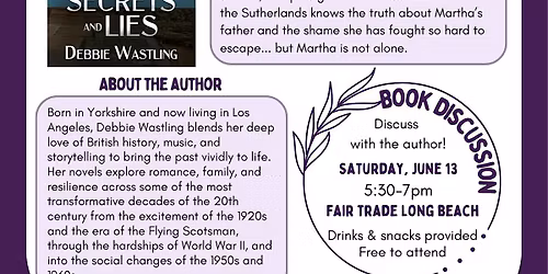 June Book of the Month Discussion: Irish Secrets & Lies by Debbie Wastling