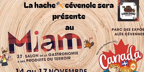 MIAM 2025!! La hache c\u00e9venole \ud83e\ude93sera pr\u00e9sente!!!