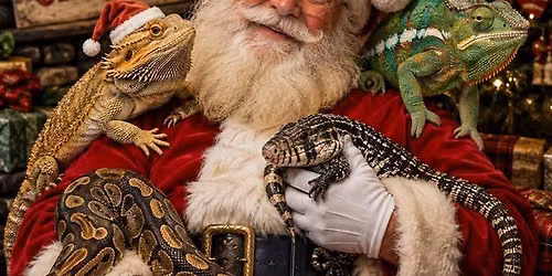 Santa at the Reptile Zoo