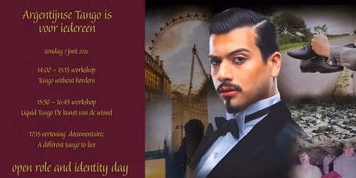 Argentijnse tango is voor iedereen: open rol en identiteitsdag