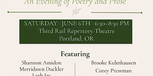 Field Notes - An Evening of Poetry and Prose