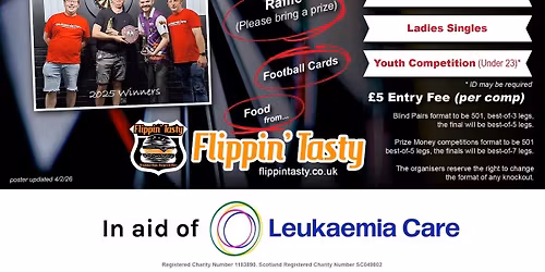 2026 Roger Hackett Memorial Shield & Competiton Day in aid of Leukaemia Care UK