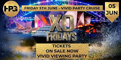 XO Fridays: Vivid Boat Party | RNB, EDM & Techno | Unlimited Drink Package