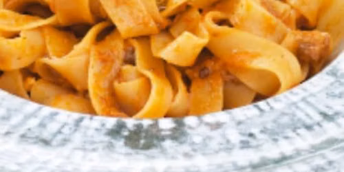 Classic Handmade Pasta With Vodka Sauce