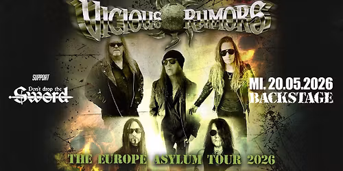VICIOUS RUMORS | THE EUROPE ASYLUM TOUR 2026 | BACKSTAGE M\u00dcNCHEN 2026