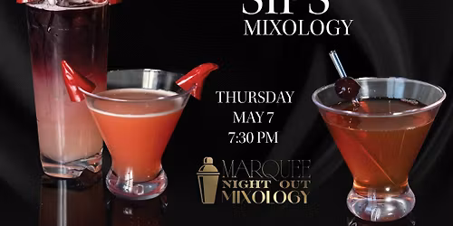 Fashionably Designed Sips Mixology Tasting