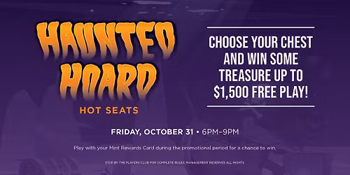 Haunted Hoard Hot Seats