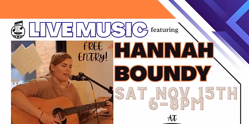 Live Music with Hannah Boundy