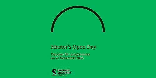 Master's Open Day 2025 \/ Mesterszakos ny\u00edlt nap 2025