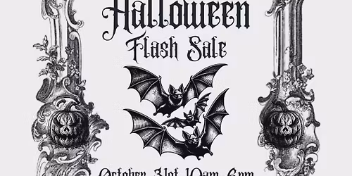 halloween flash sale!