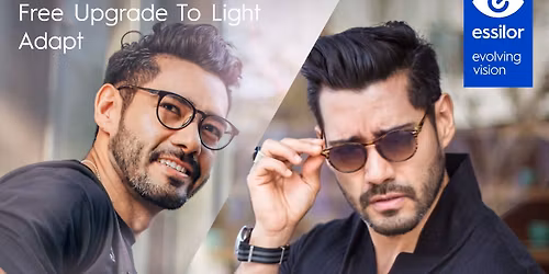 From indoor to outdoor glasses. Buy 1 Get 1 FREE upgrade!