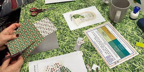 Iris paper folding - Christmas cards