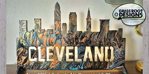 Light Up Cleveland Skyline Pour | Schnitz Ale Brewery