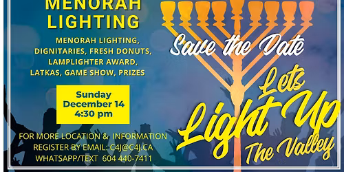 Public Menorah Lighting & Chanukah Party