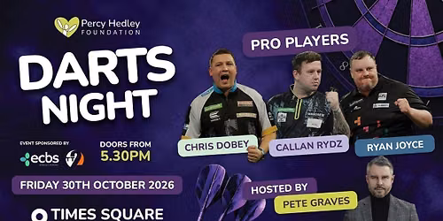 Percy Hedley Darts Night 2026! \ud83c\udfaf Times Square - Newcastle
