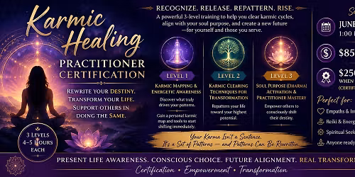 Karmic Healing Practitioner Certification 