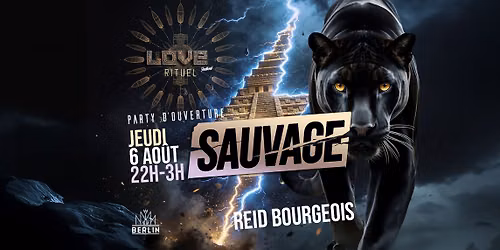 SAUVAGE | Launch Party | August 6 | Cabaret Berlin | 22h-3ham