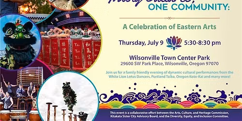 Many Cultures, One Community: A Celebration of Eastern Arts