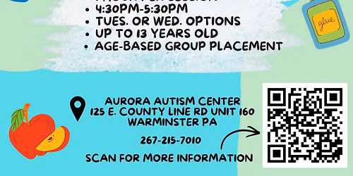 Back to School Social Skills Groups