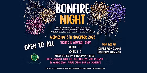 Bonfire & Fireworks evening