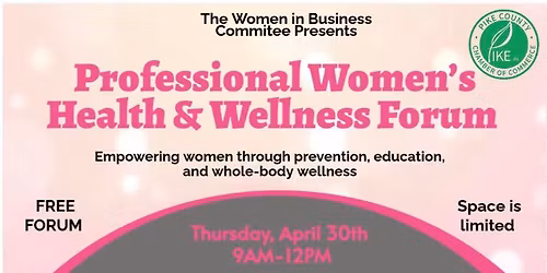 Professional Women's Health & Wellness Forum